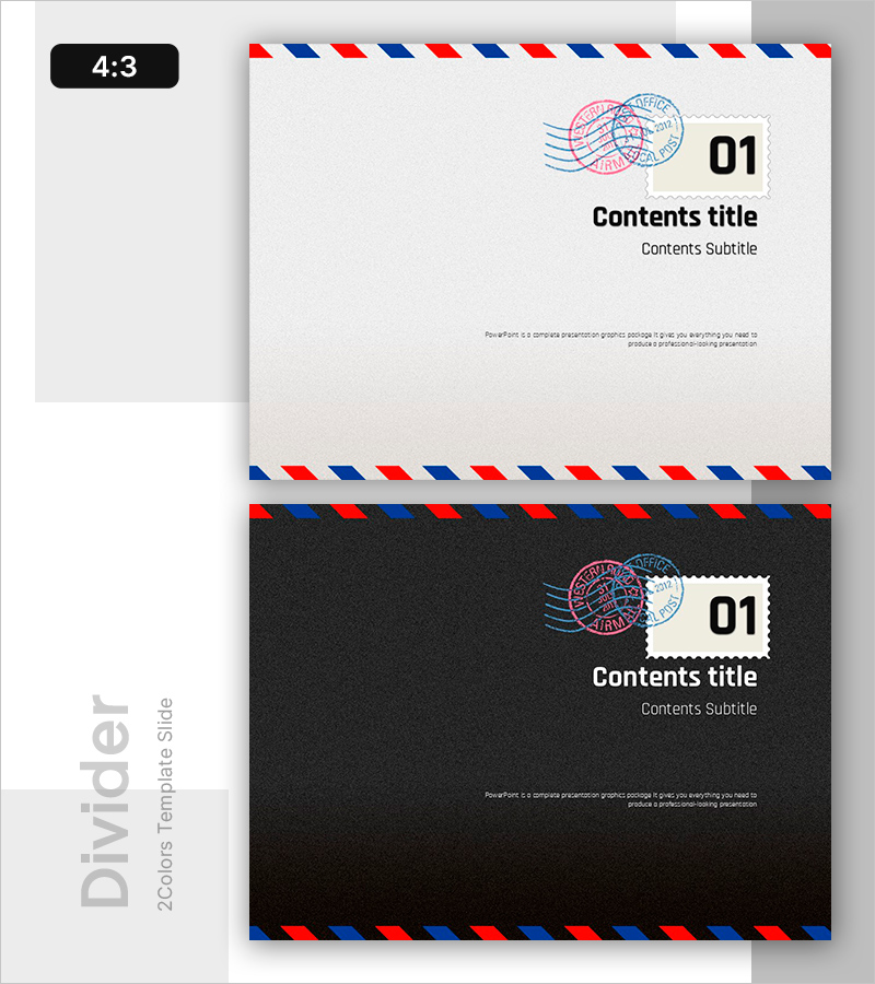 편지봉투 템플릿 간지 – 감성의 전파