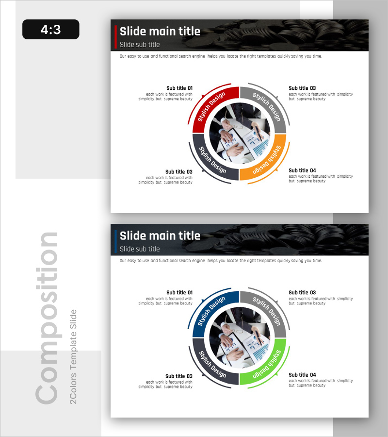 비즈니스 서비스 구성 개요 – 효과적인 담론 시각화