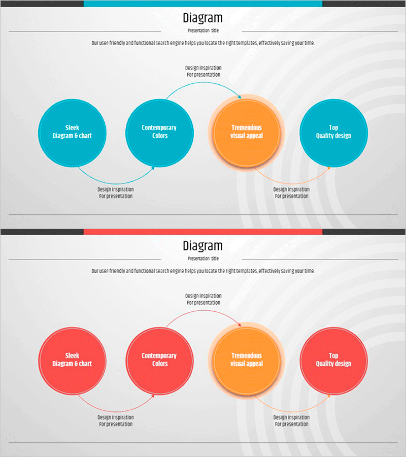 아이덴티티 와이드 템플릿_원형 연결 다이어그램