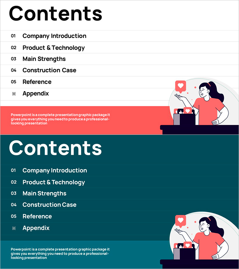 SNS 플랫폼 목차 – 구성을 간결하게