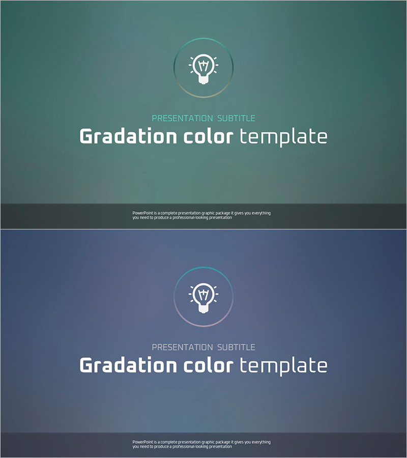 아이디어 프레젠테이션 와이드 템플릿 표지