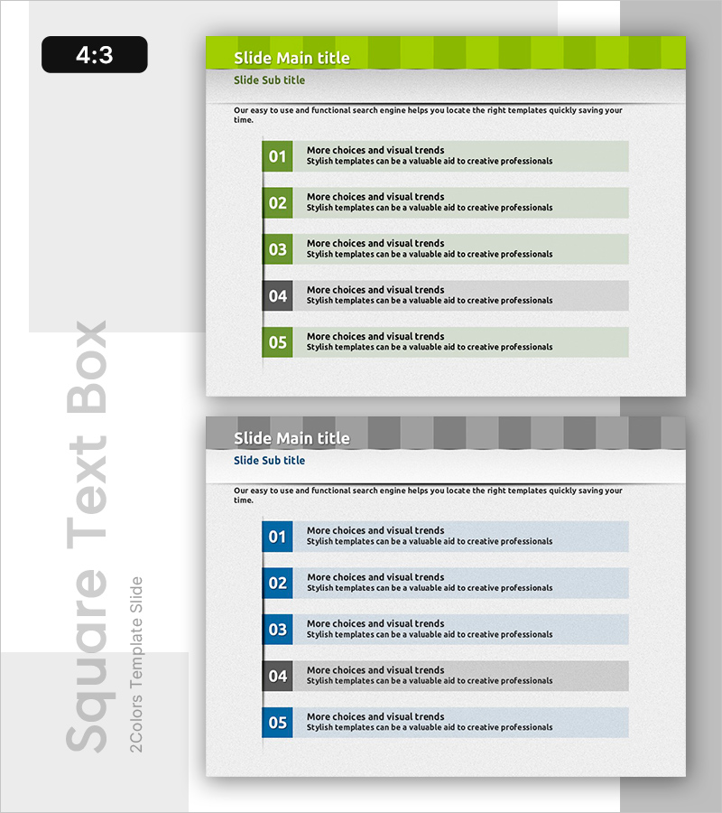 주요 항목을 시각화한 클러스터 슬라이드