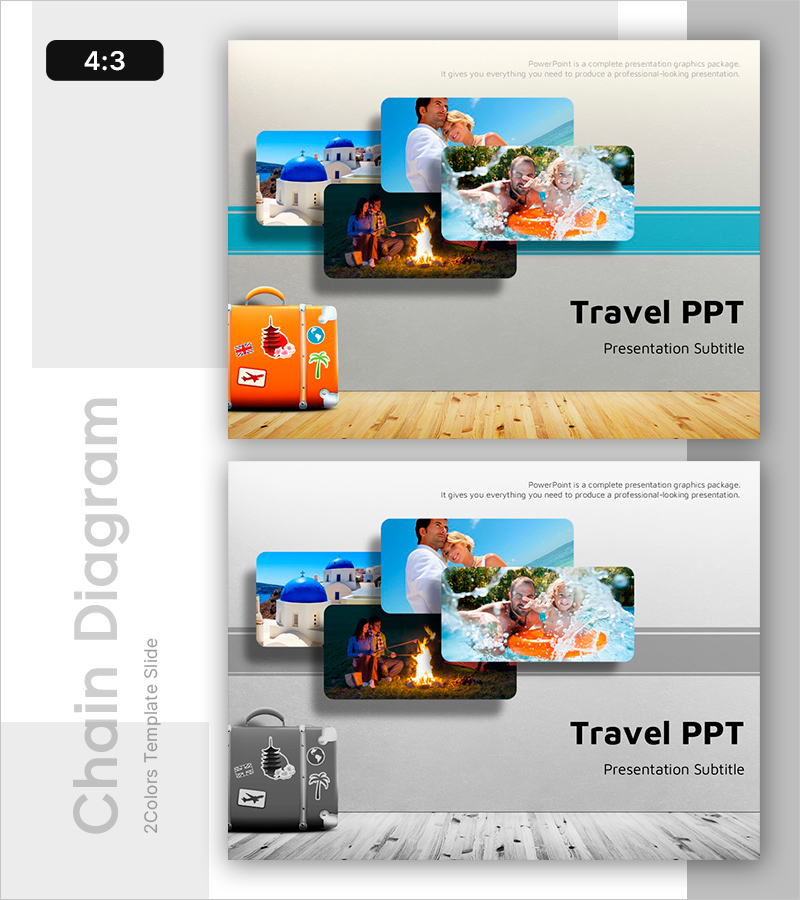 여행 프레젠테이션 템플릿 – 즐거운 여행 기억