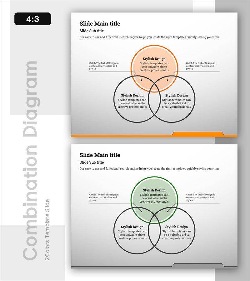 중첩 다이어그램을 활용한 운영계획 프레젠테이션 템플릿