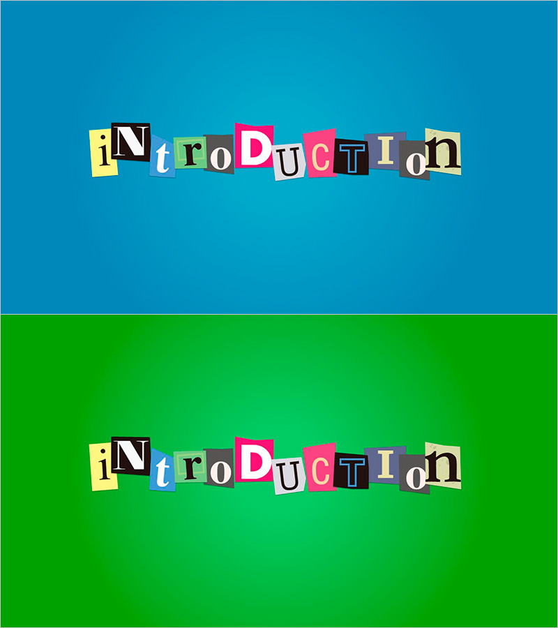 감성 콜라주 인트로 템플릿 – 창의적인 시작