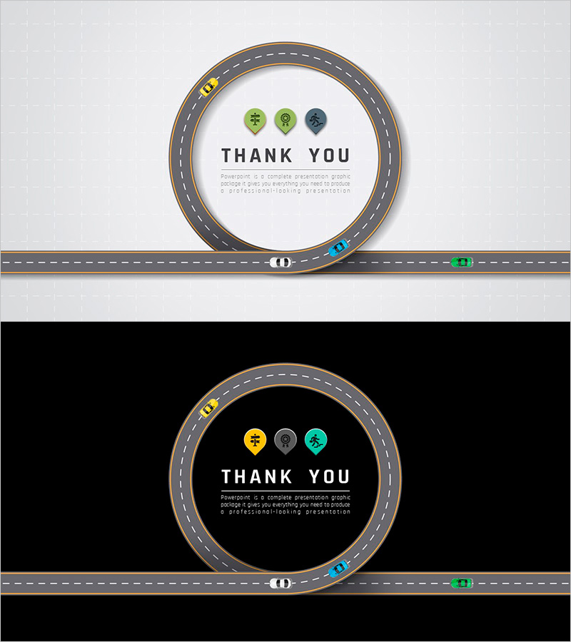 로드 템플릿 엔딩표지 – 여정을 마무리하는 시각적 표현