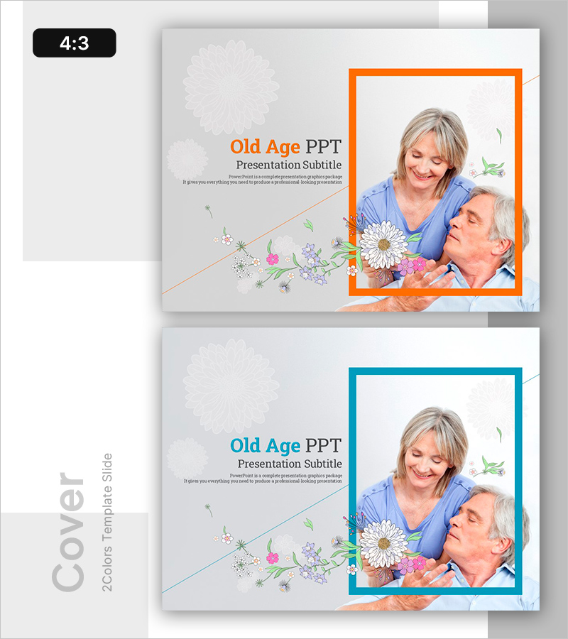 노인 간호 PPT 표지