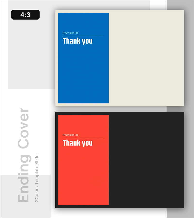 프레젠테이션 마무리 슬라이드 – 감사의 인사