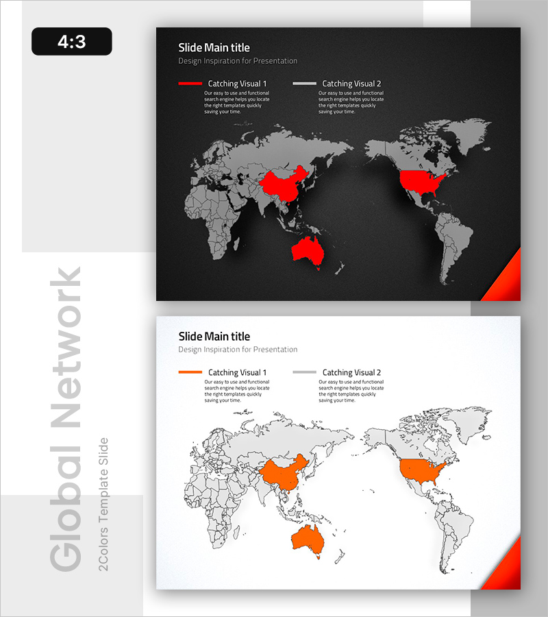 레드 오렌지 글로벌 맵으로 비즈니스 성과 시각화