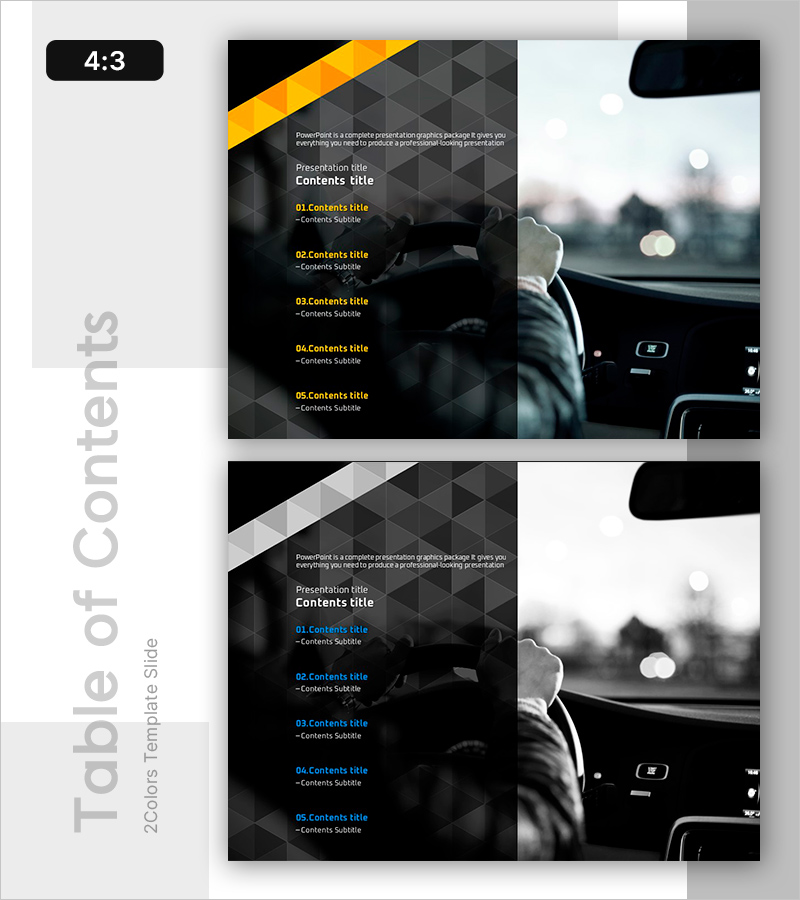 전기차 인프라 구축 사업 개요 – 모던 디자인의 목차 슬라이드