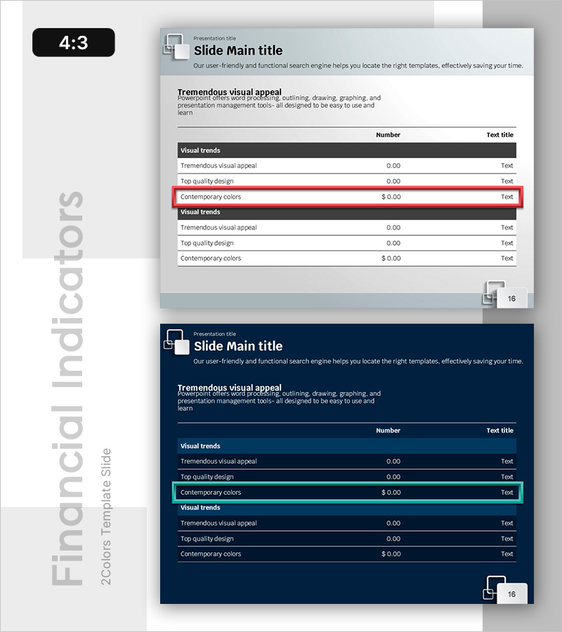 주요 항목 행 강조 – 재무 관리의 필수 도구