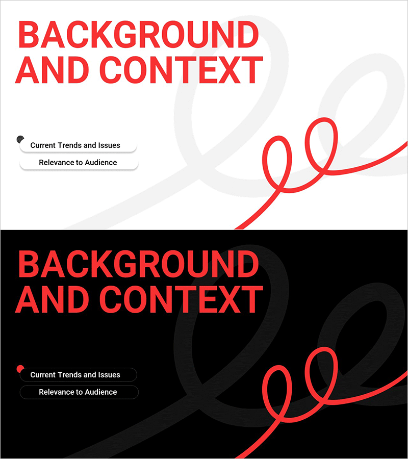 라인드로잉 교육세미나 템플릿 – 배경 및 맥락 설명