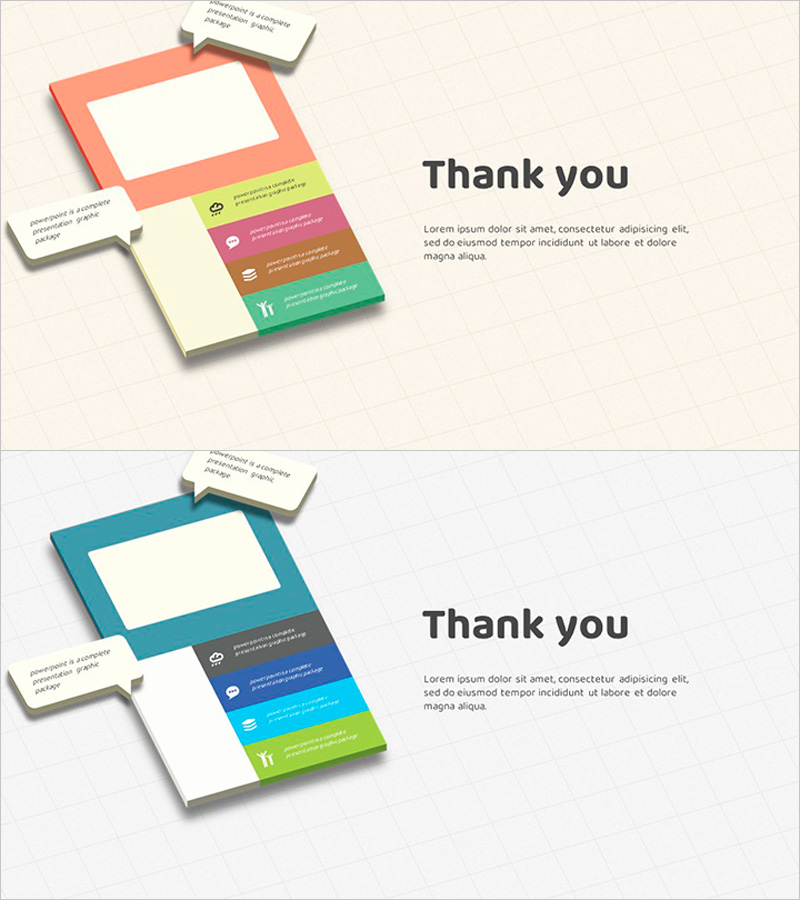 박스 와이드 템플릿 – 엔딩 표지