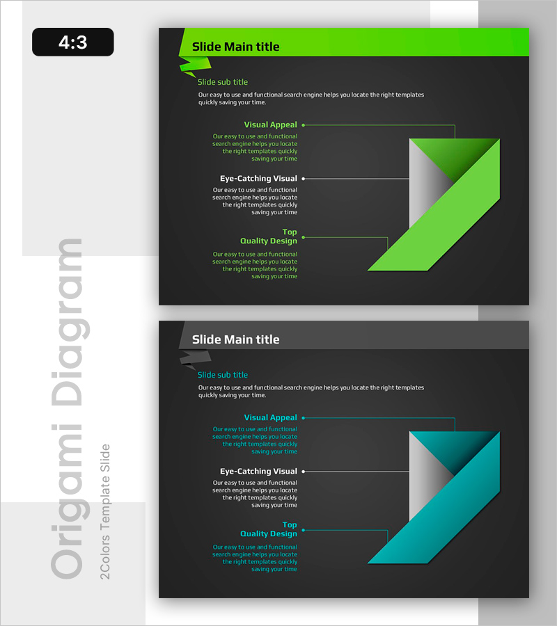 효율적인 디자인과 정보 전달 – 내용별 슬라이드