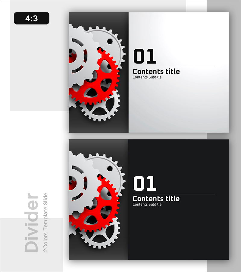 효율적인 프로세스의 작동PPT 간지 – 비즈니스에 최적화