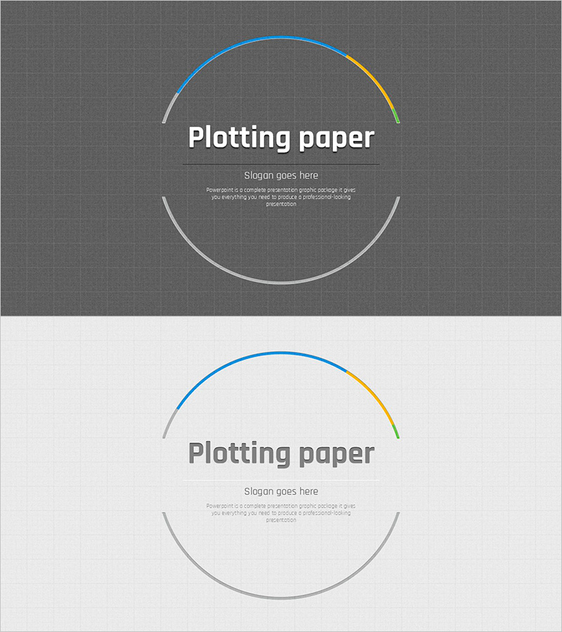 모눈종이 템플릿 표지 – 전문적이고 세련된 시작