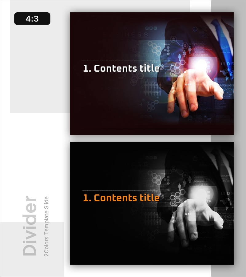 세계화 컨셉 PPT 템플릿 – 비즈니스 커뮤니케이션의 감각