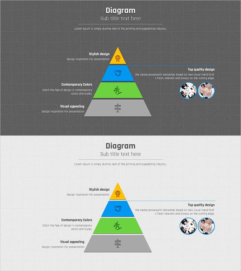 피라미드 다이어그램을 활용한 마케팅 전략 슬라이드 – 효과적인 타겟 설정