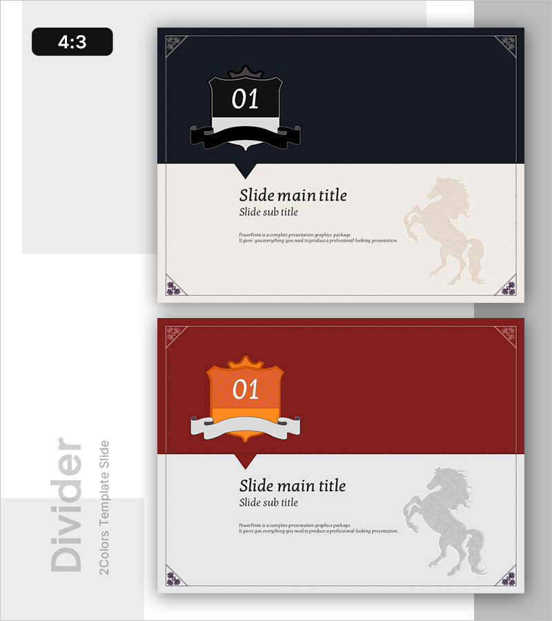 미니멀한 슬라이드 템플릿 – 프로페셔널한 첫인상