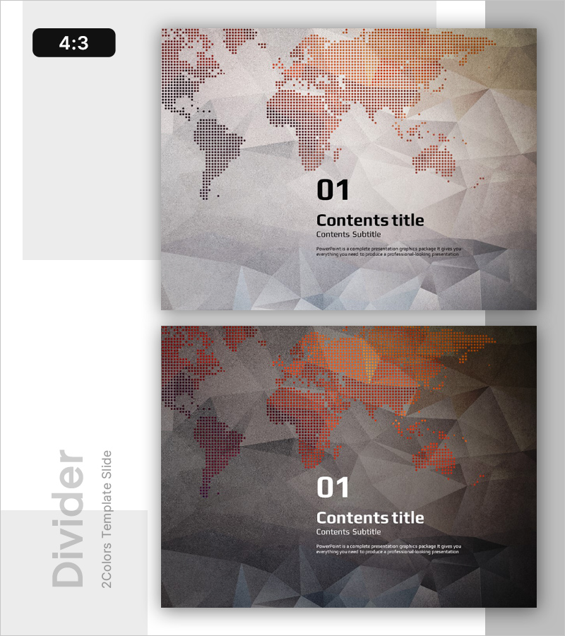 글로벌 비즈니스 맵 템플릿 간지 – 글로벌 시장 전략