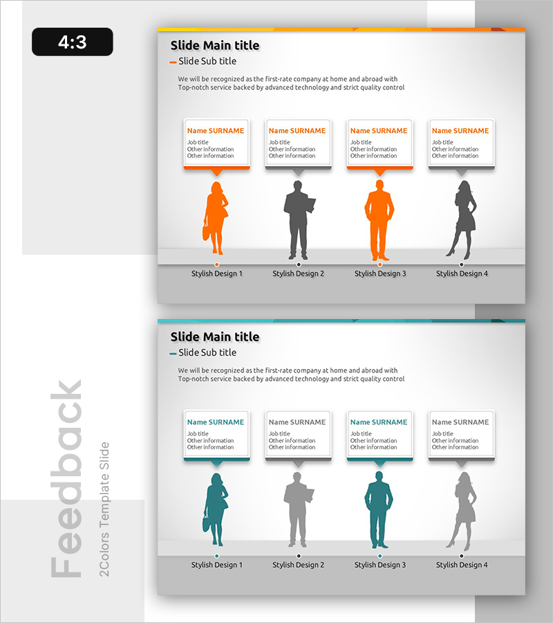 팀 구성원 및 주요 업무 템플릿 – 전문가 비즈니스 소개