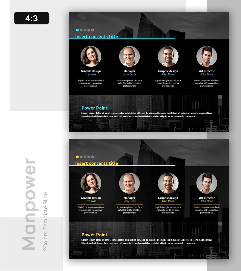 핵심 인재와 팀 구성 – 효과적인 맨파워 슬라이드