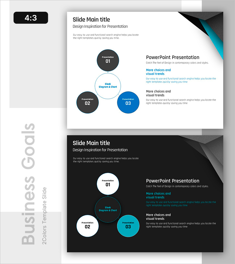 사업 목표 다이어그램 – 명확한 비전과 전략 수립