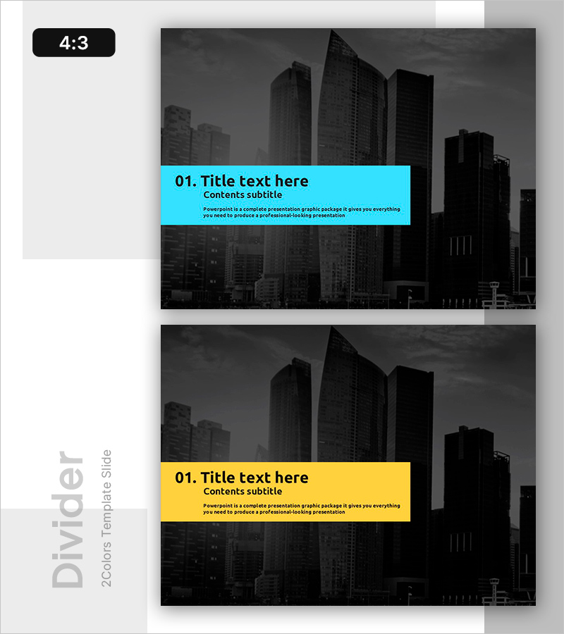 비즈니스 방향 PPT 간지 - 전문성과 신뢰