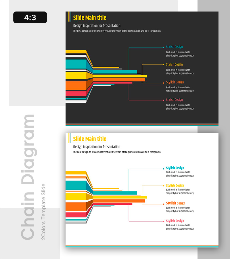 스타일리시 디자인의 차별화된 프레젠테이션 슬라이드