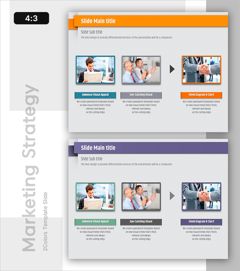 모던한 비즈니스 슬라이드 디자인 – 시각적 매력과 성공적 프레젠테이션