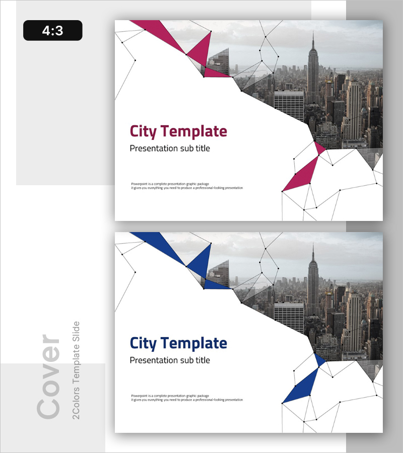 스마트 커넥티드 시티 템플릿 표지