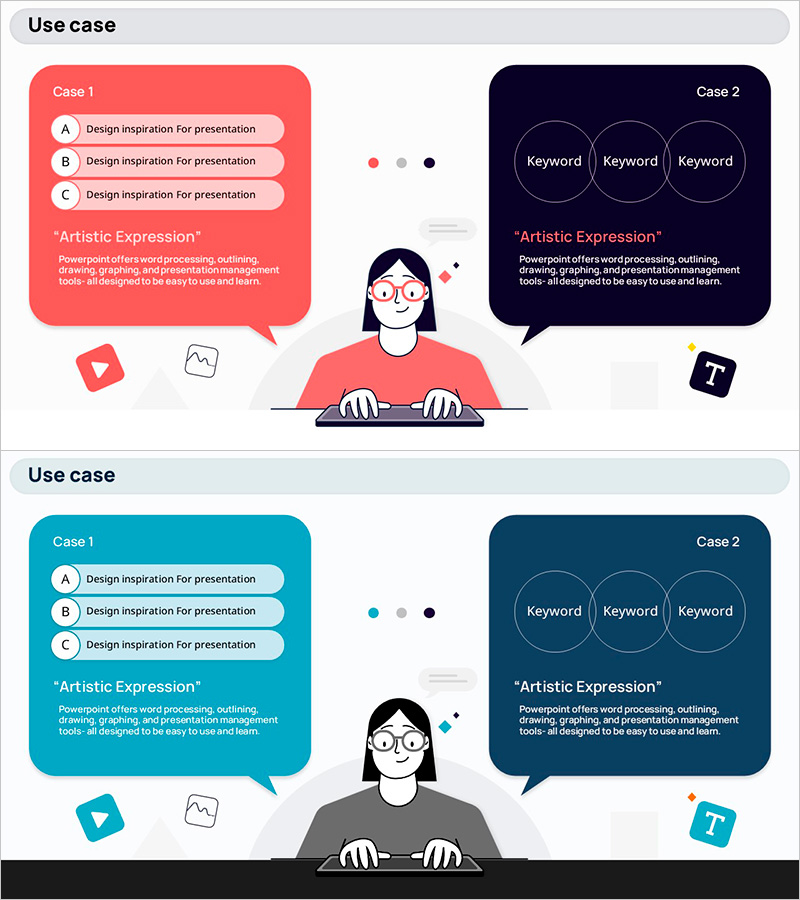 소셜 플랫폼 활용 사례 슬라이드