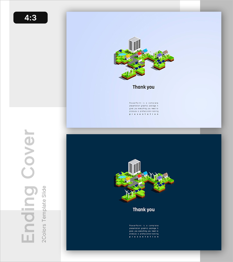그린 에너지 건물 PPT 엔딩 표지
