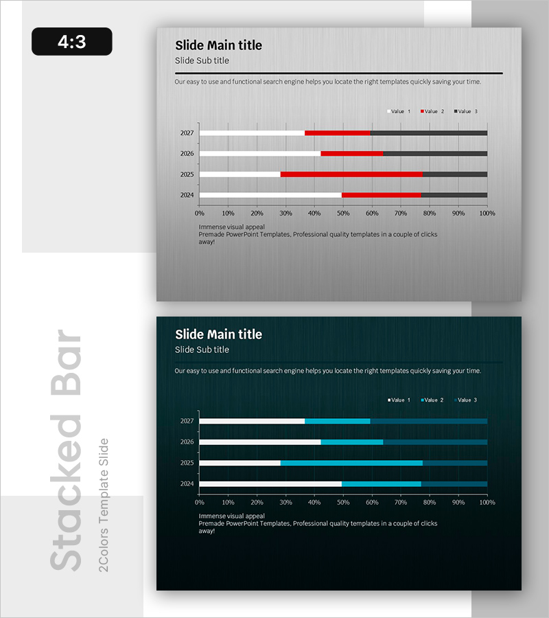 주요 세그먼트 가로막대 차트 – 데이터 분석과 성과 시각화