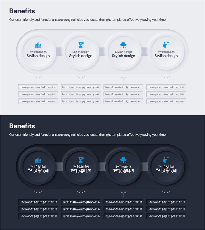 서비스 가치 제안을 시각화한 클러스터 다이어그램