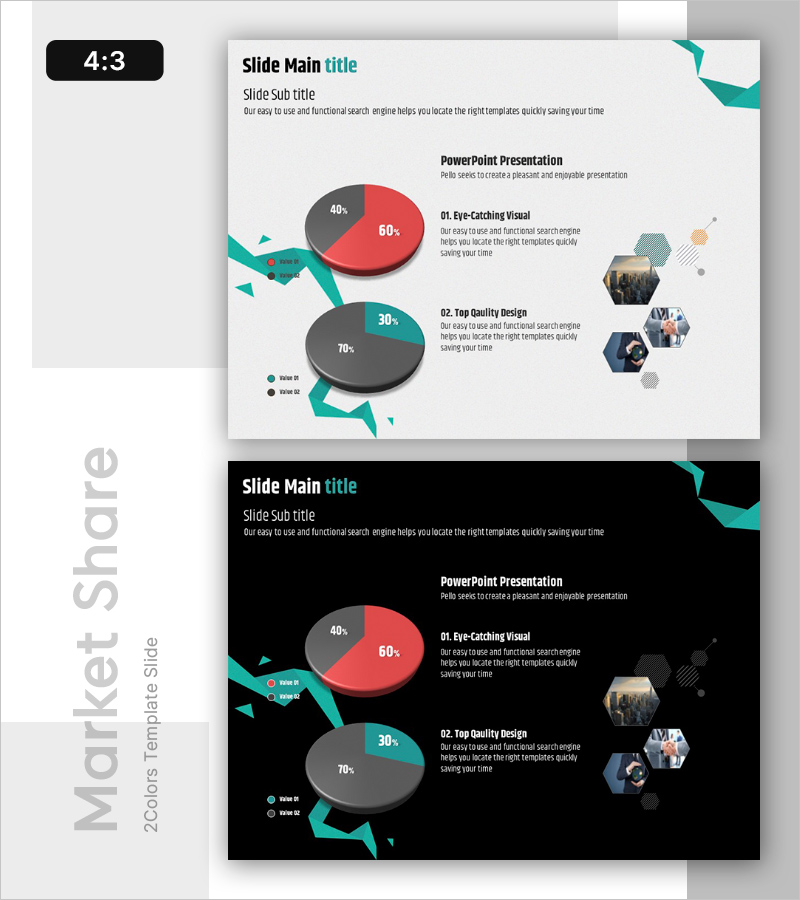 국제 무역에 대한 파이차트 분석 – 시장 점유율 시각화