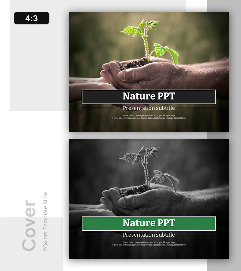 Emotional Eco-friendly Template Cover for Environmental Practice