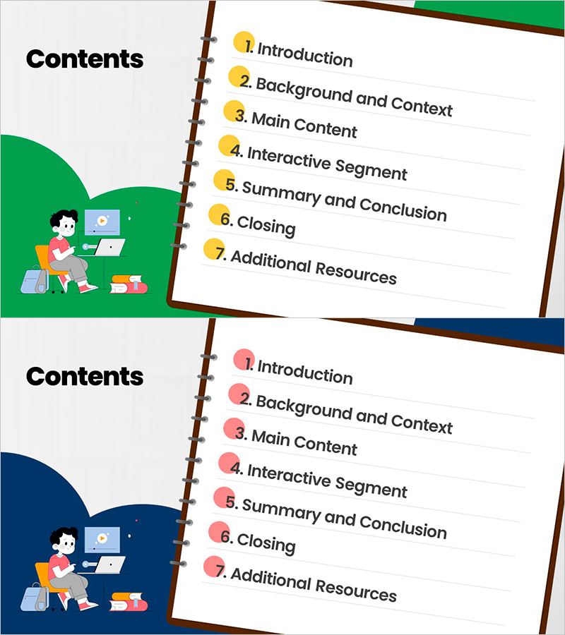 대학생 일러스트 교육 세미나 목차