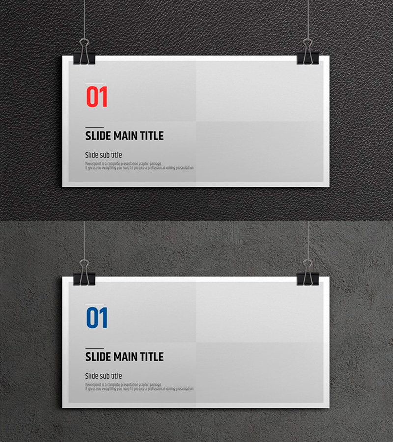 프리미엄 관리 템플릿 간지 – 전문성을 담은 간지 슬라이드