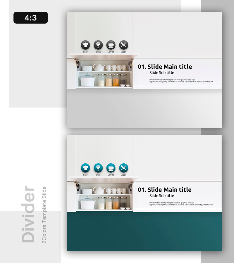 부엌 관리 템플릿 간지 – 조리, 저장과 영양