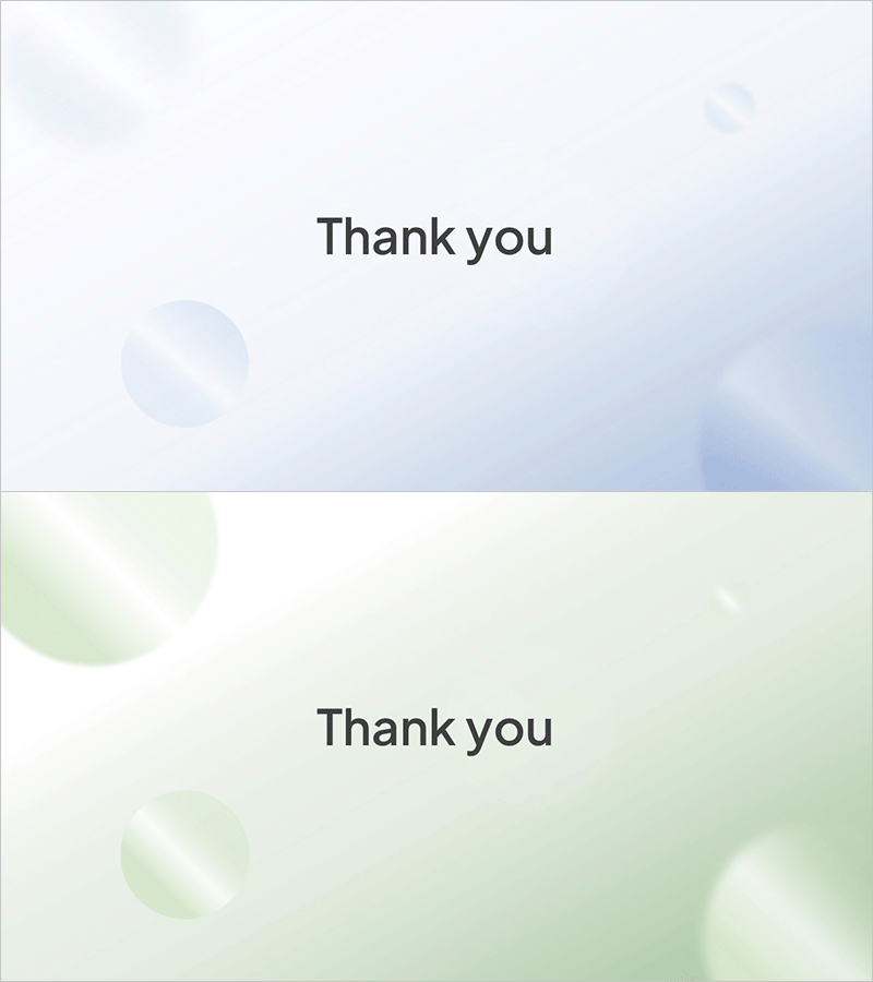 교육세미나 파스텔 그라데이션 템플릿 엔딩 표지