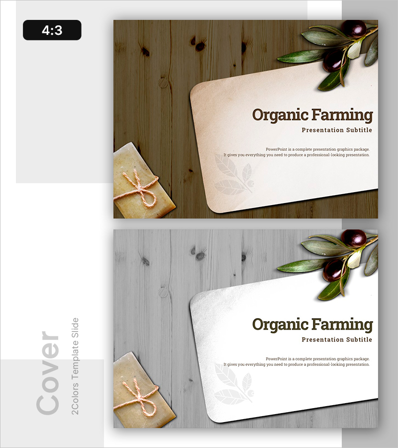 유기농 농업 PPT 표지