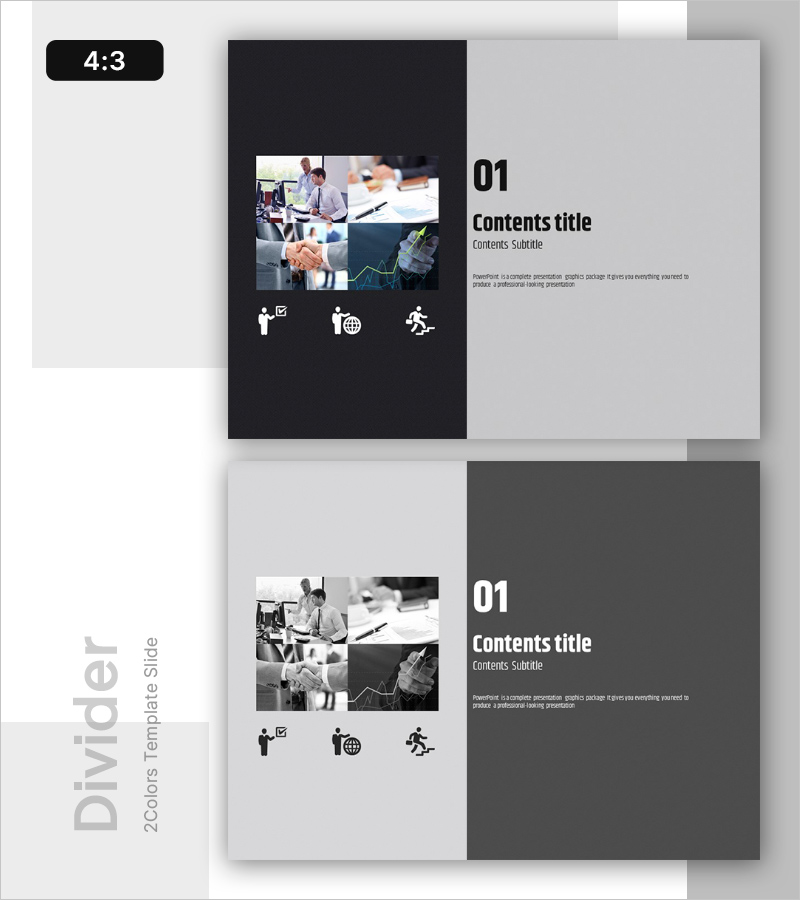 협력 비즈니스 템플릿 간지 – 전략적 파트너십