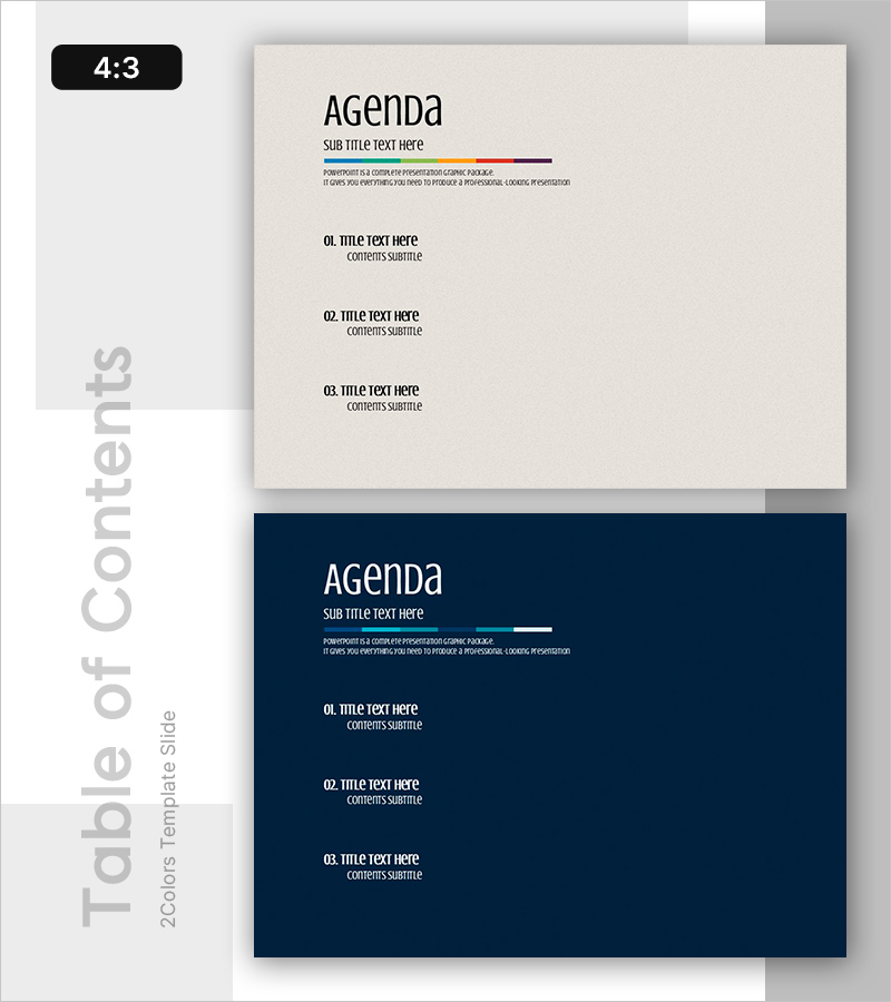 레인보우 PPT 목차 – 효과적인 프레젠테이션을 위한 첫걸음