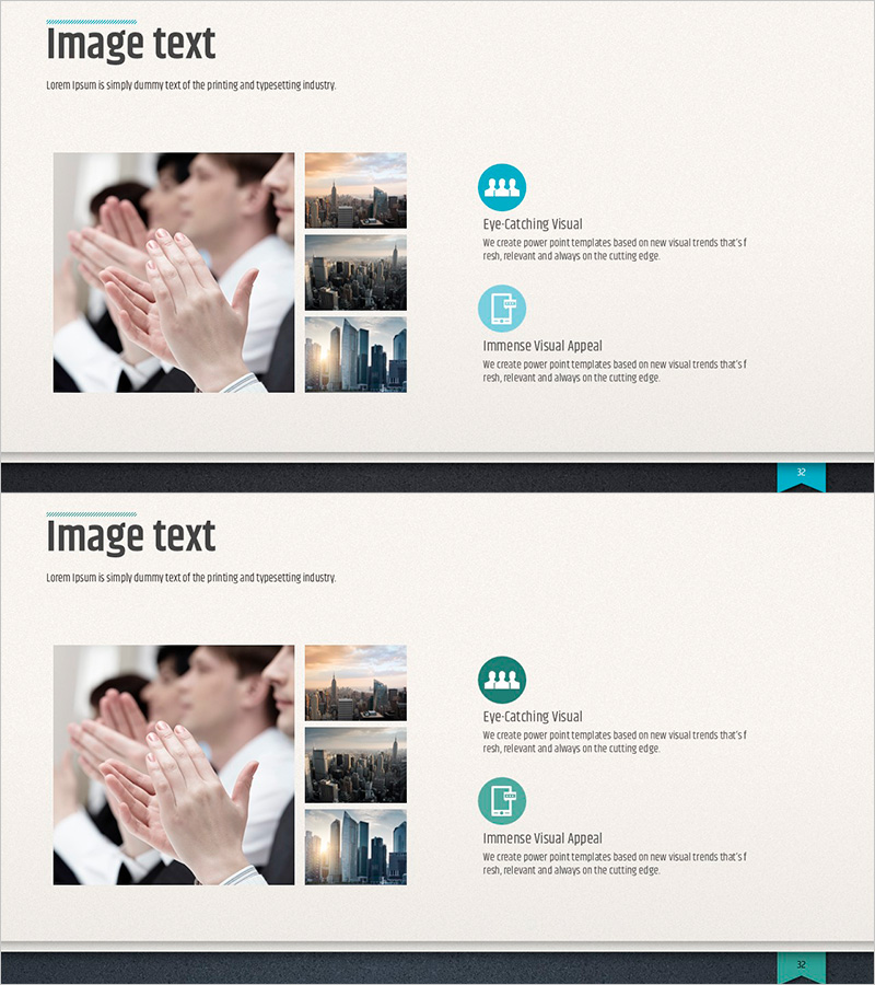 모던 비즈니스 PPT 템플릿 – 시각적 매력