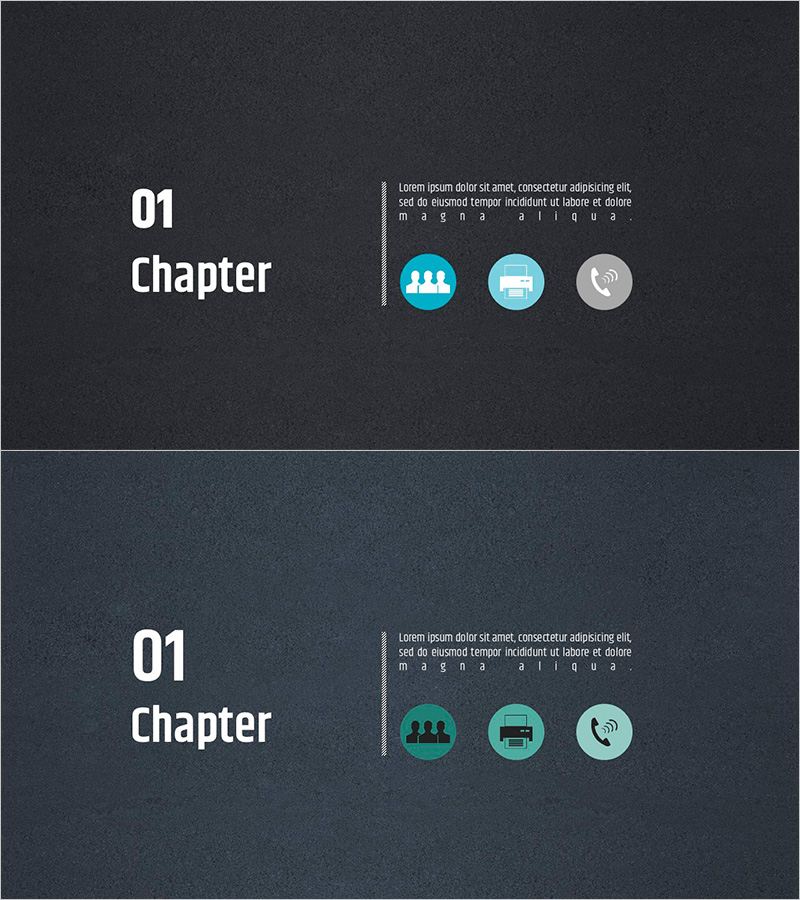 모던 비즈니스 템플릿 간지 – 심플하면서도 세련된 접근