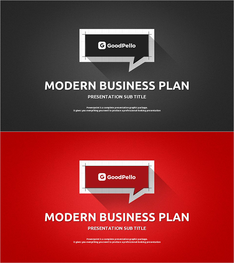 모던 비즈니스 플랜 템플릿 표지 – 전문적인 시작