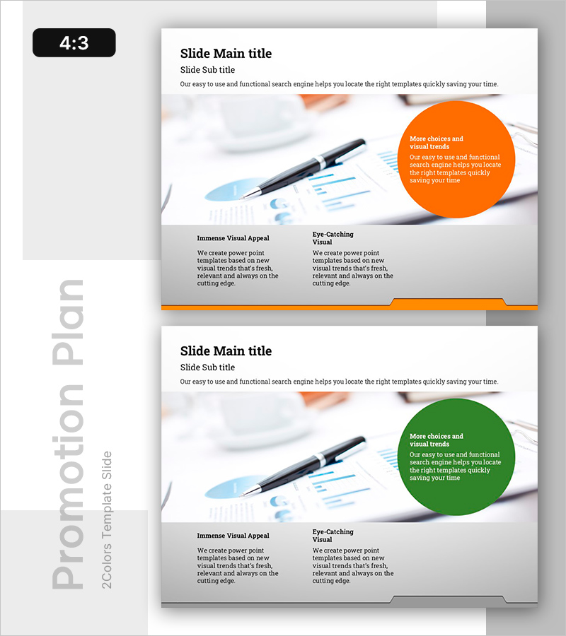 정보 전달에 최적화된 내용 슬라이드 템플릿