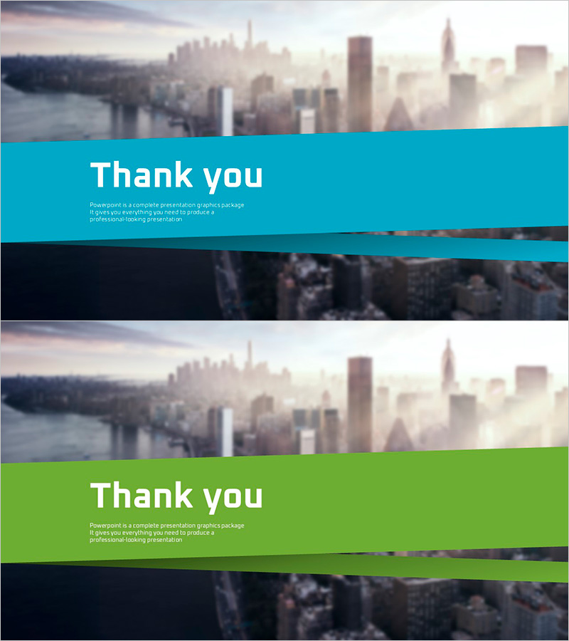 비지니스 숲 와이드 템플릿 엔딩표지 – 전문적이고 감각적인 마무리