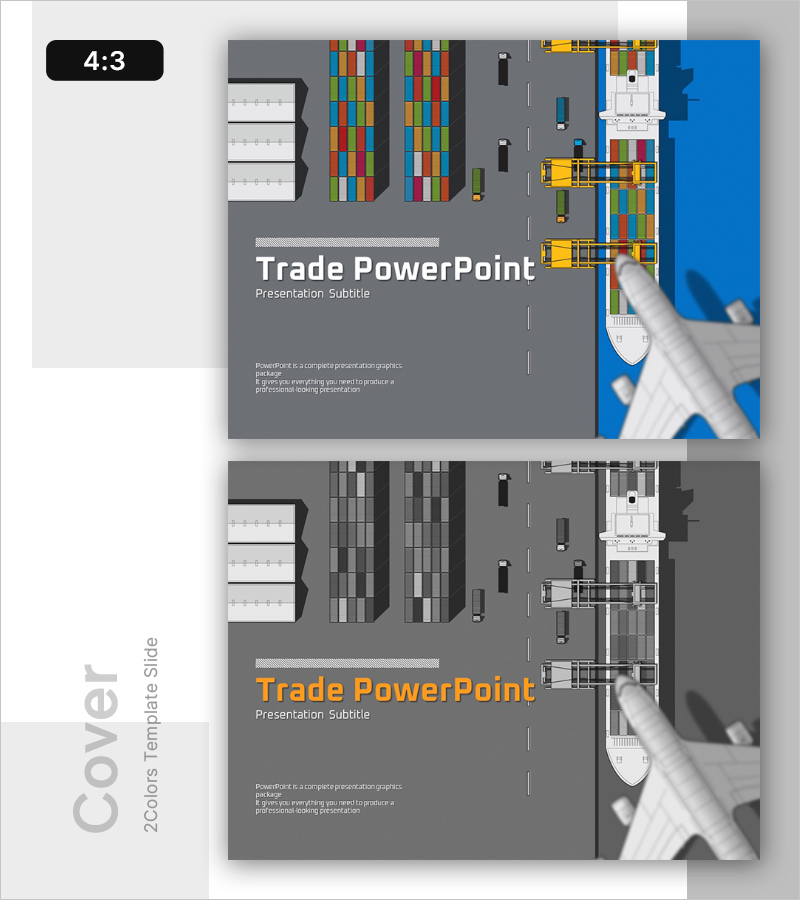수출입 물류 전략 프레젠테이션 표지